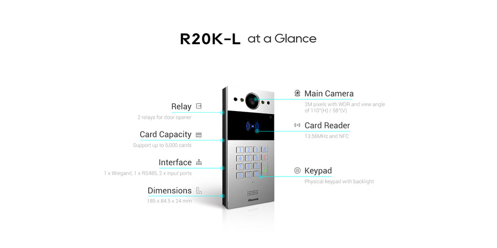 Akuvox R20K-L Silver