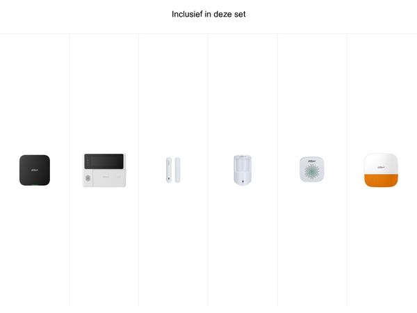 Inbraakalarmset Dahua AirShield Compleet – volledige set